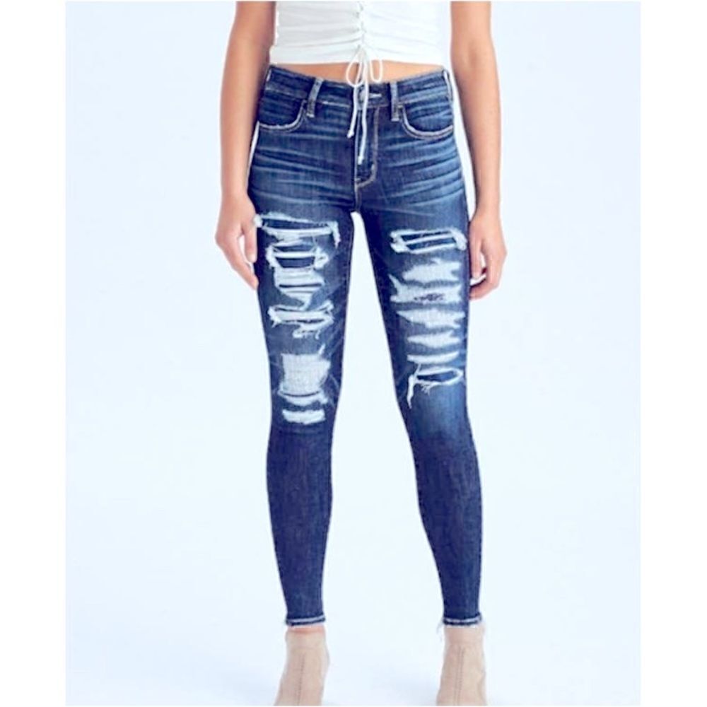 American Eagle Distressed Jeggings Size 0 Short